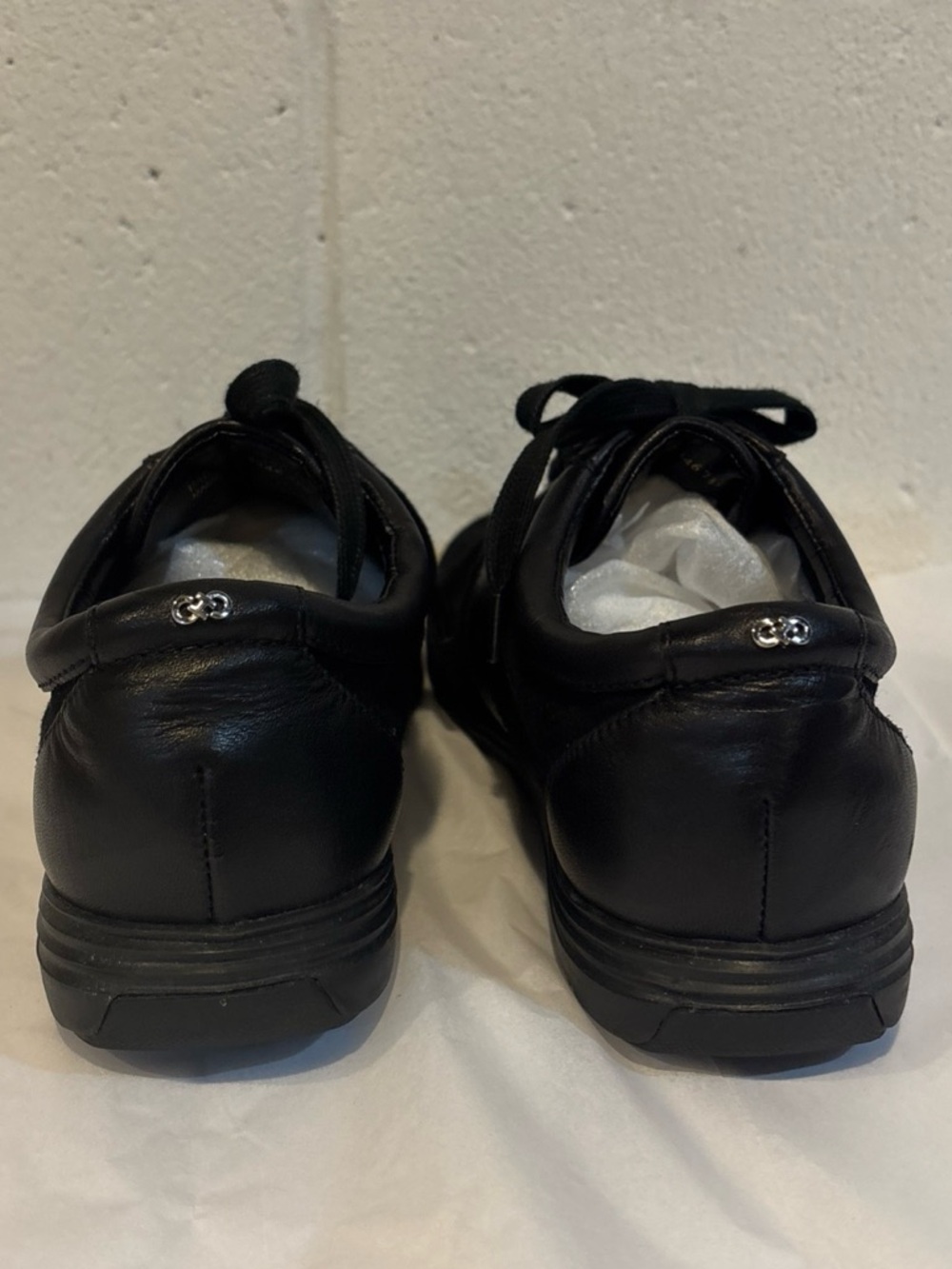 Cole Haan Grand OS black suede leather sneaker shoe size 7.5B - Picture 4 of 12